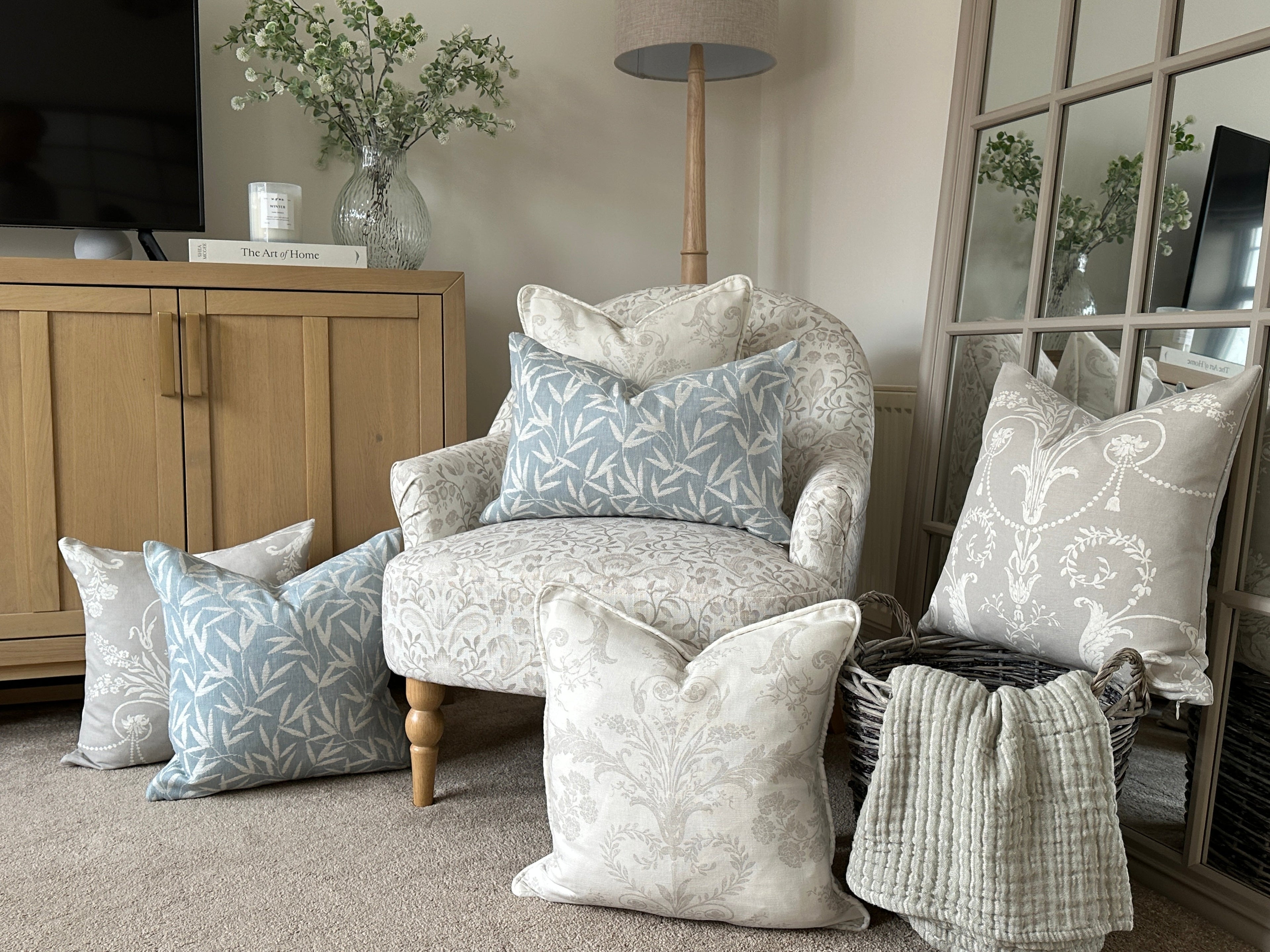 Style your home through the seasons with designer fabric cushions