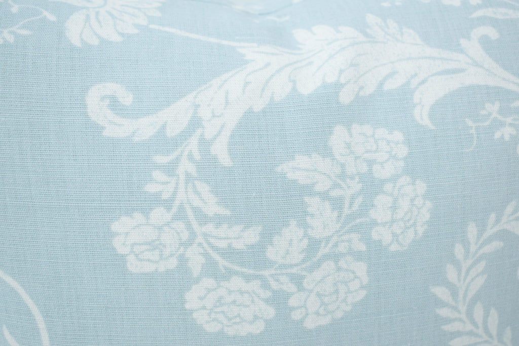 Laura Ashley Josette Duck Egg Cushion : Handmade Linen Blend with Zip Fastening 16"