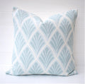 Laura Ashley Florin Duck Egg Cushion, Handmade with a Zip Fastening