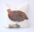 Bird Grouse Cushion, Wendy Darker Art Print, Choice of Cover Only or Cover + Pad