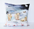 Voyage Maison Highland Cow Cushion: Laura Ashley Backing