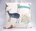Woodland Animal Cushion : Oh My Deer : Handmade Small Cushion with Polyester Pad