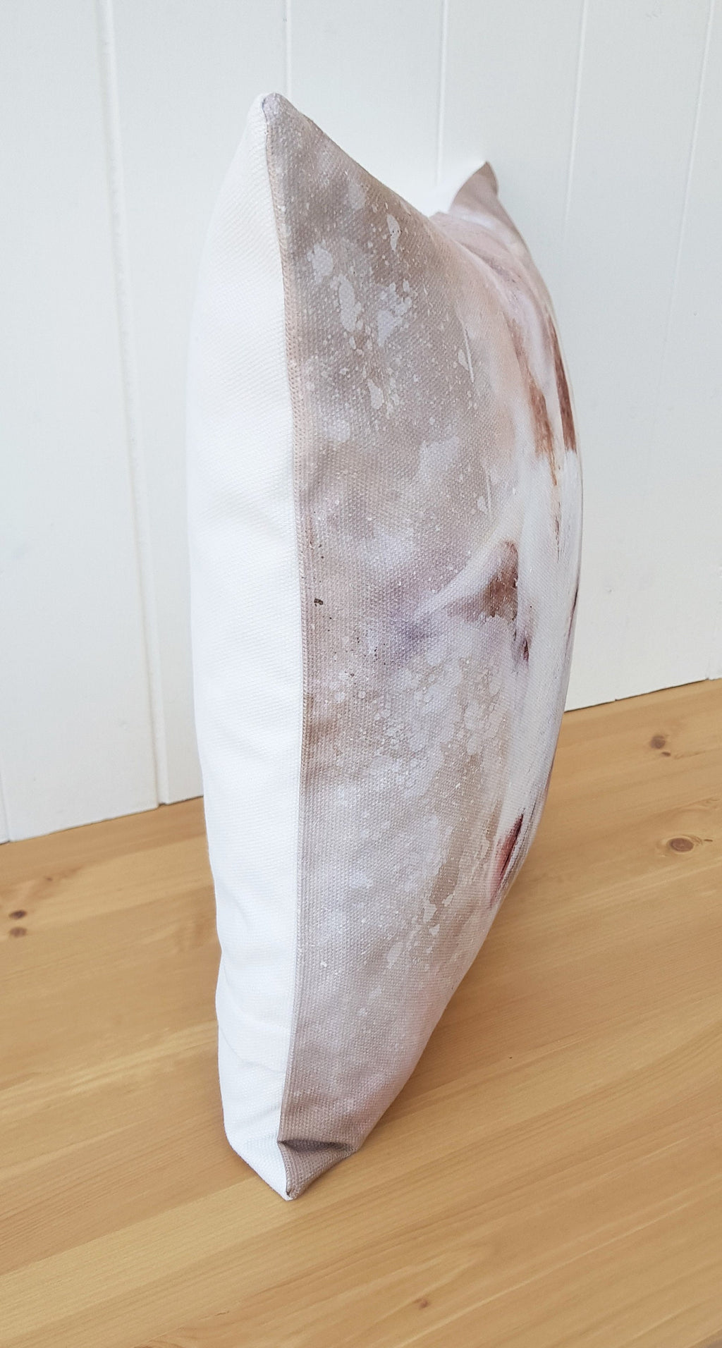 Goat Cushion, Water Colour Splatter Print by UK Artists, Choice of Cover Only or Cover with Pad.