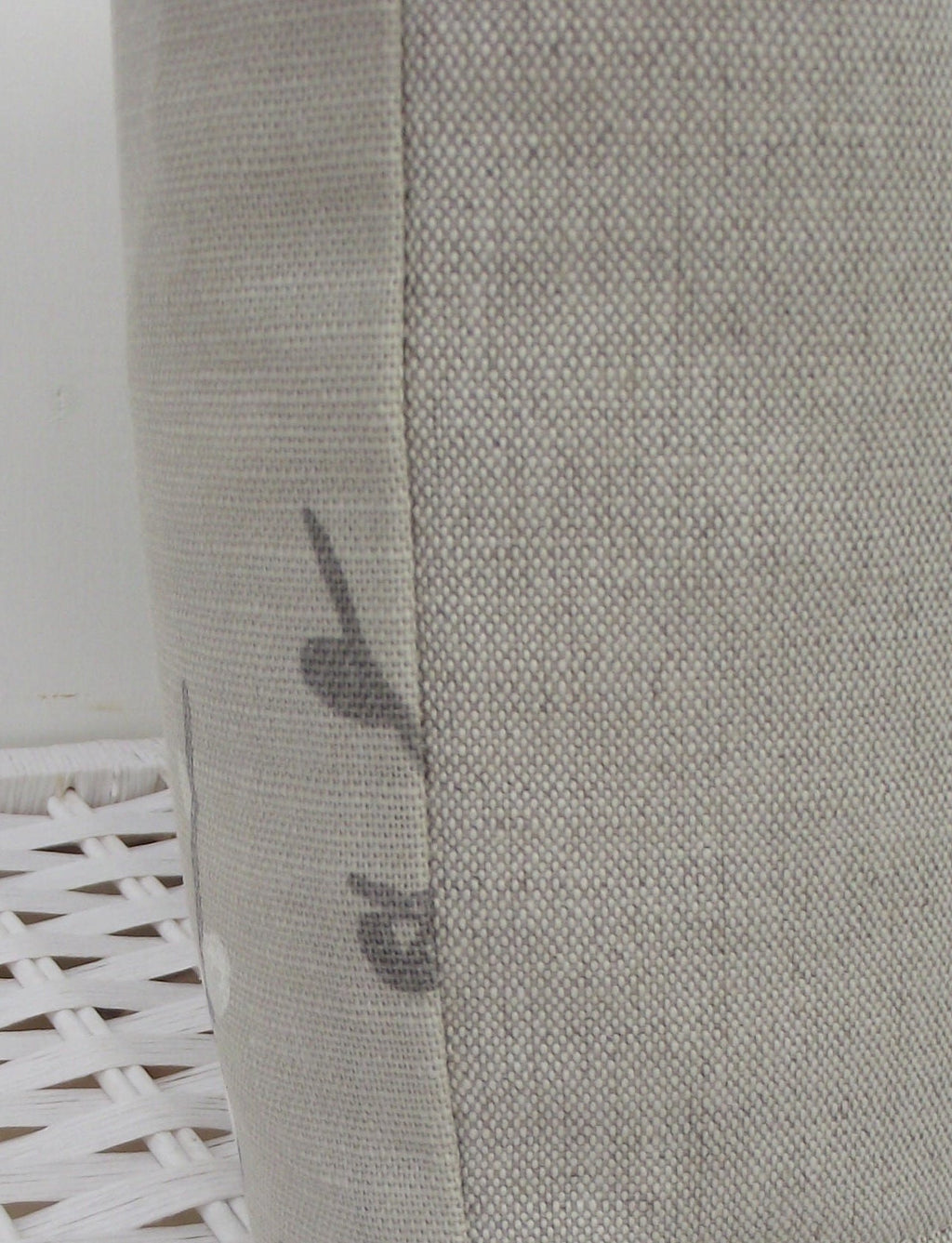 Laura Ashle Pussy Willow Natural Cushion, Rectangle Cushion with Laura Ashley Austen Natural with Zip Fastening