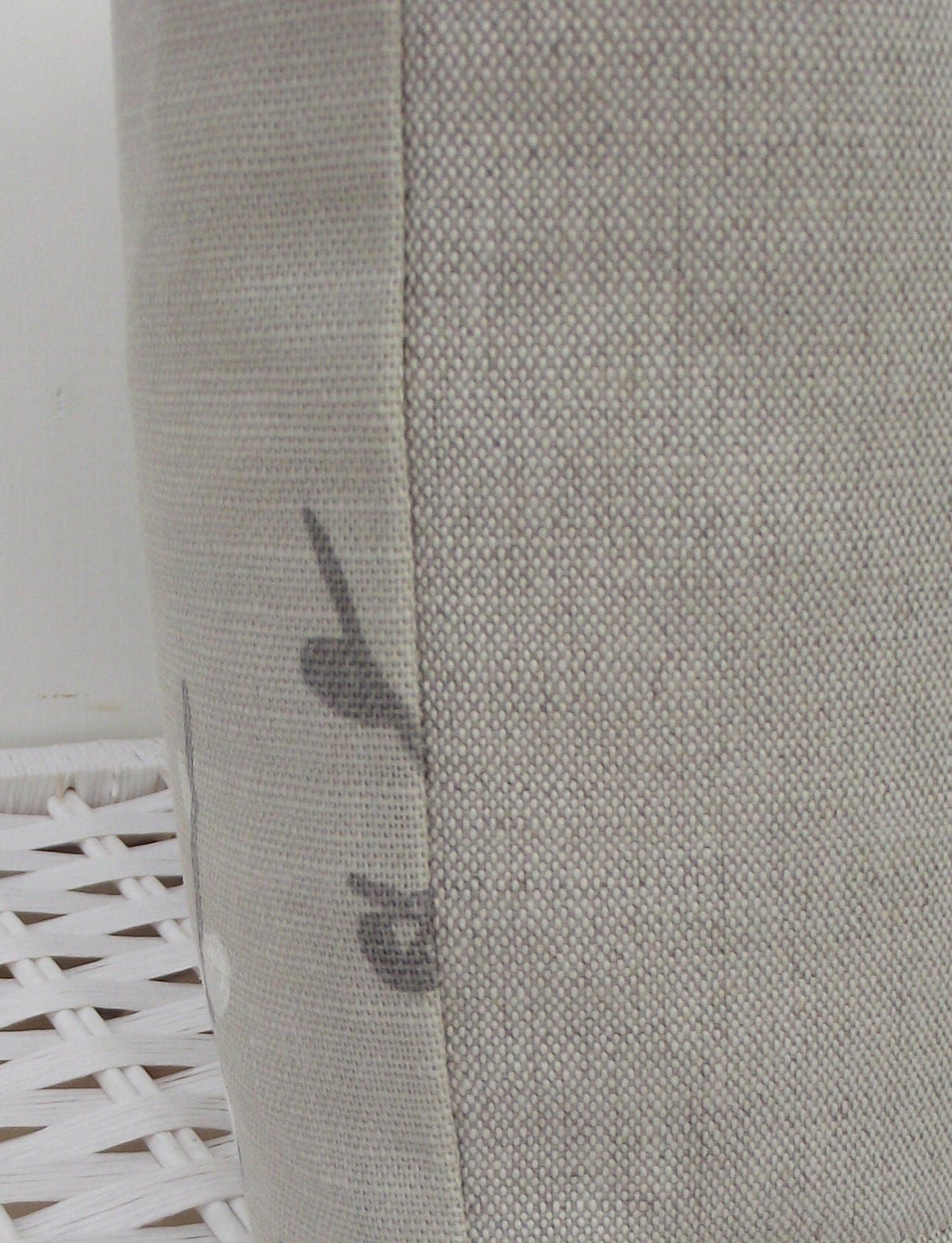 Laura Ashle Pussy Willow Natural Cushion, Rectangle Cushion with Laura Ashley Austen Natural with Zip Fastening