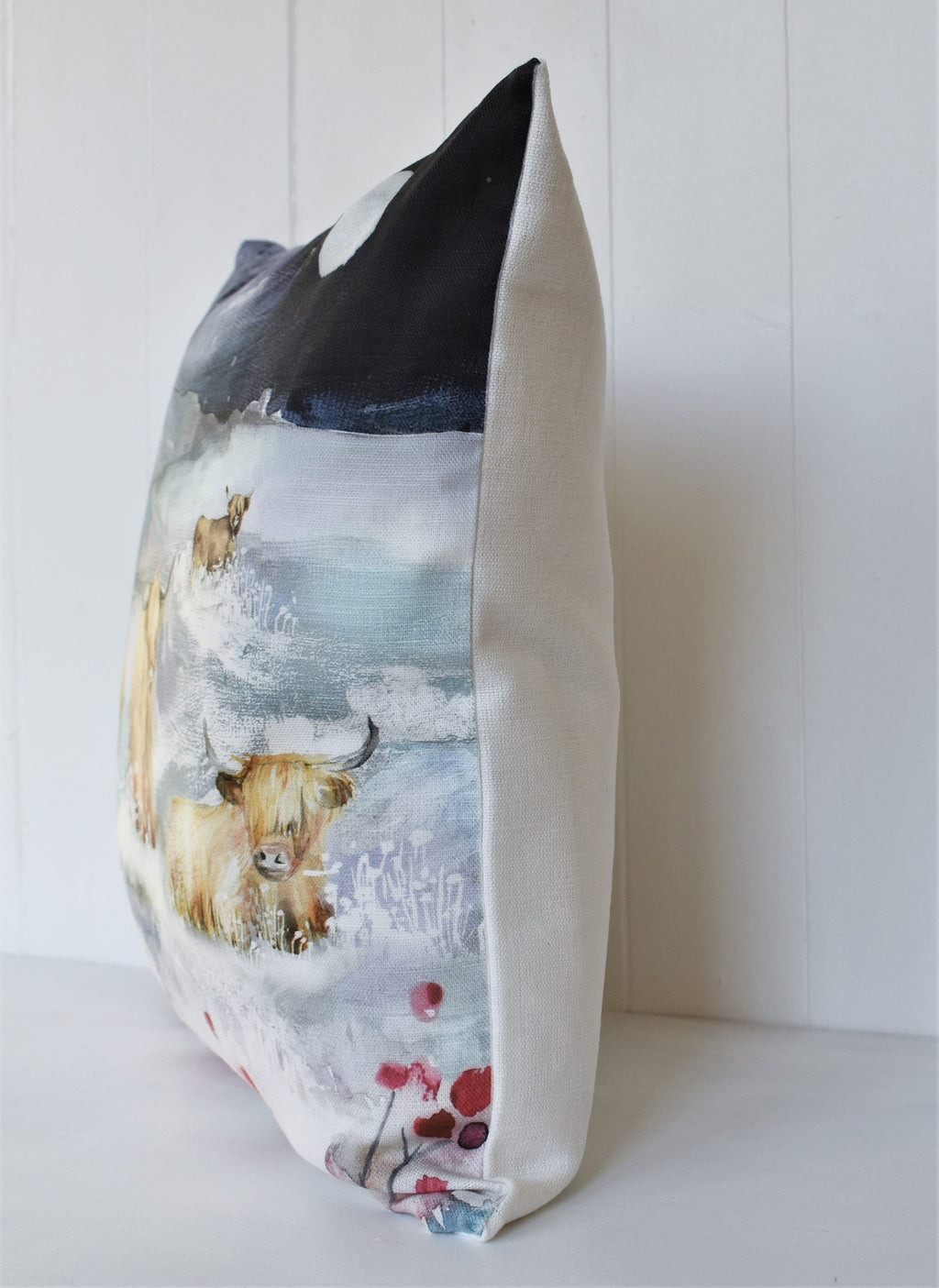 Voyage Maison Highland Cow Cushion: Laura Ashley Backing