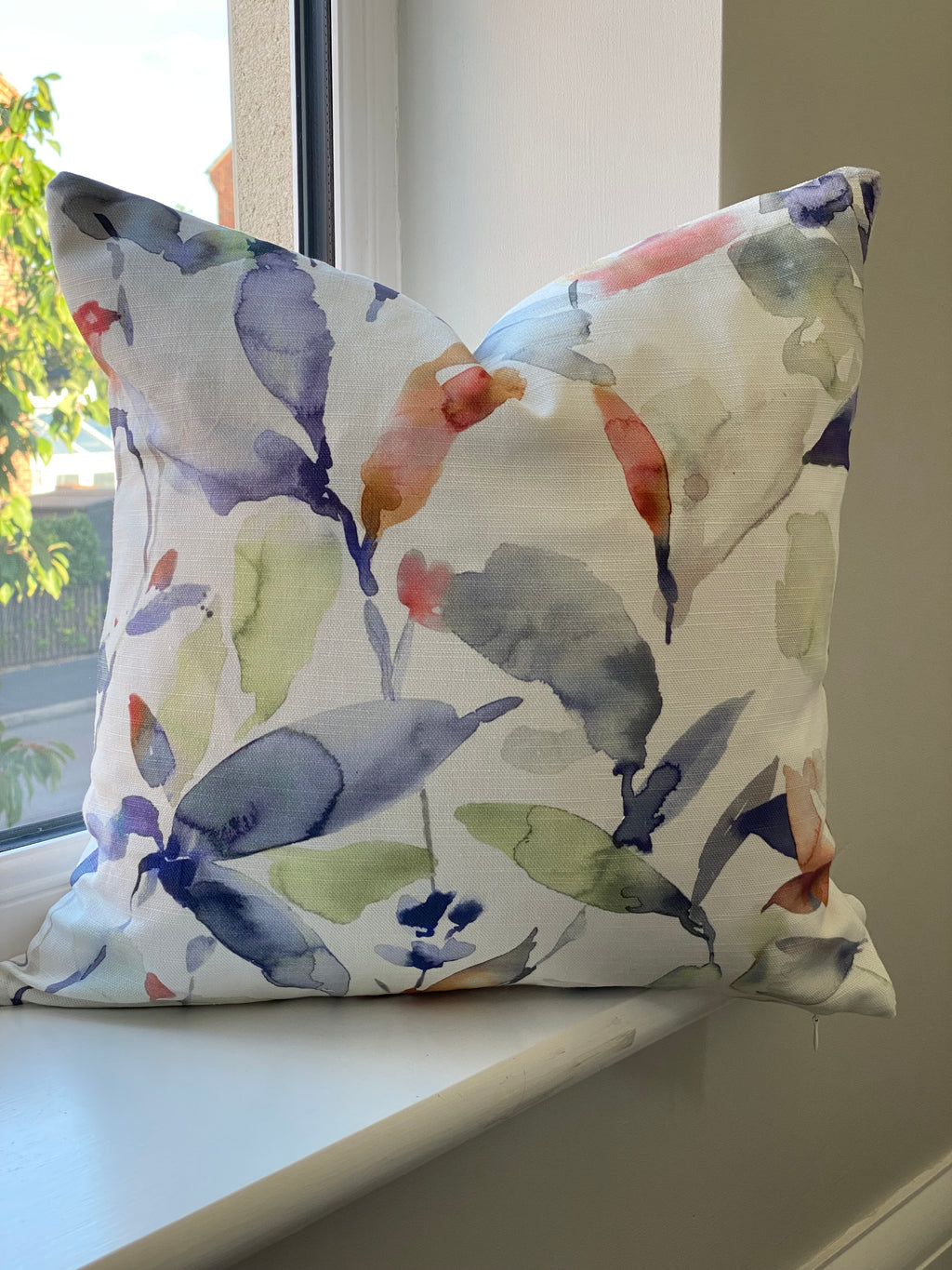 Handmade Voyage Maison Naura Clementine Cushion, Laura Ashley Austen Off White Backing