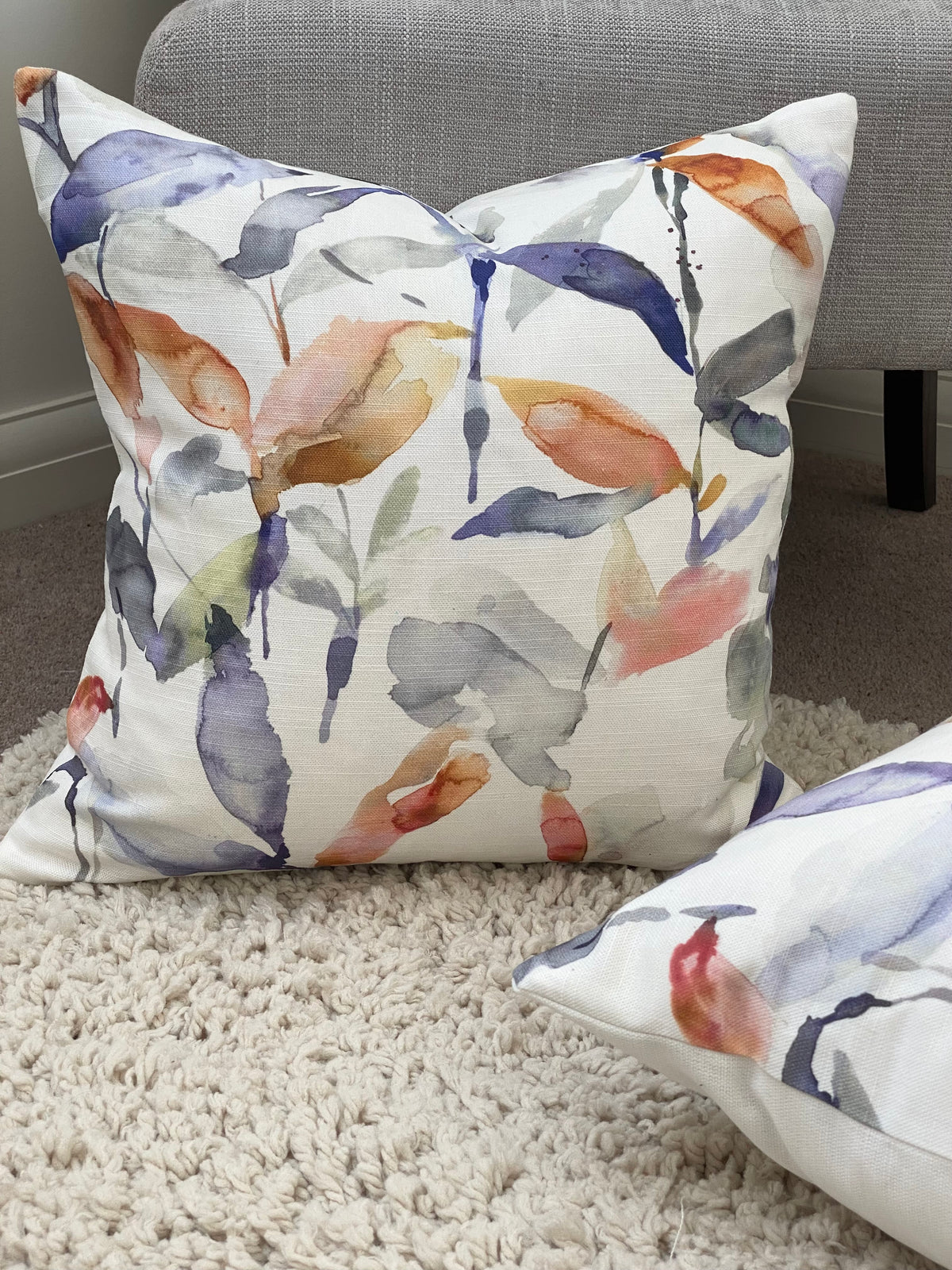 Handmade Voyage Maison Naura Clementine Cushion, Laura Ashley Austen Off White Backing