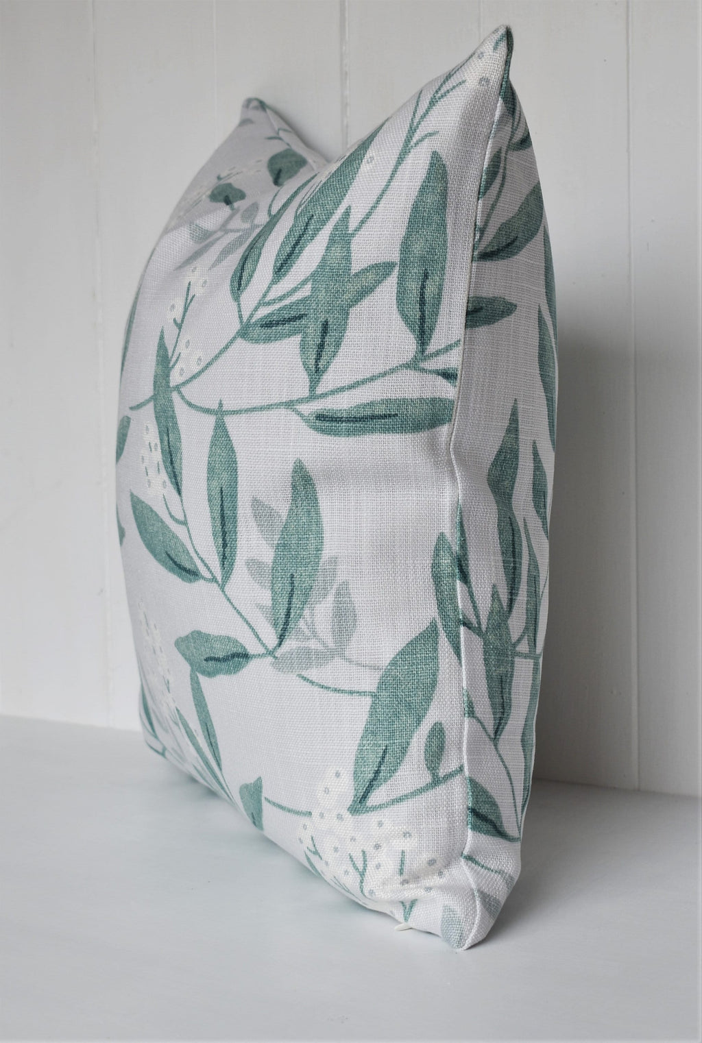 Laura Ashley Greendale Cushion: Handmade with pattern on both sides, 16"