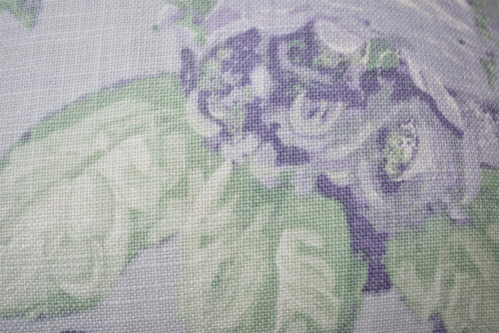 Laura Ashley  Violetta Silver White Cushion, Handmade with a Zip Fastening