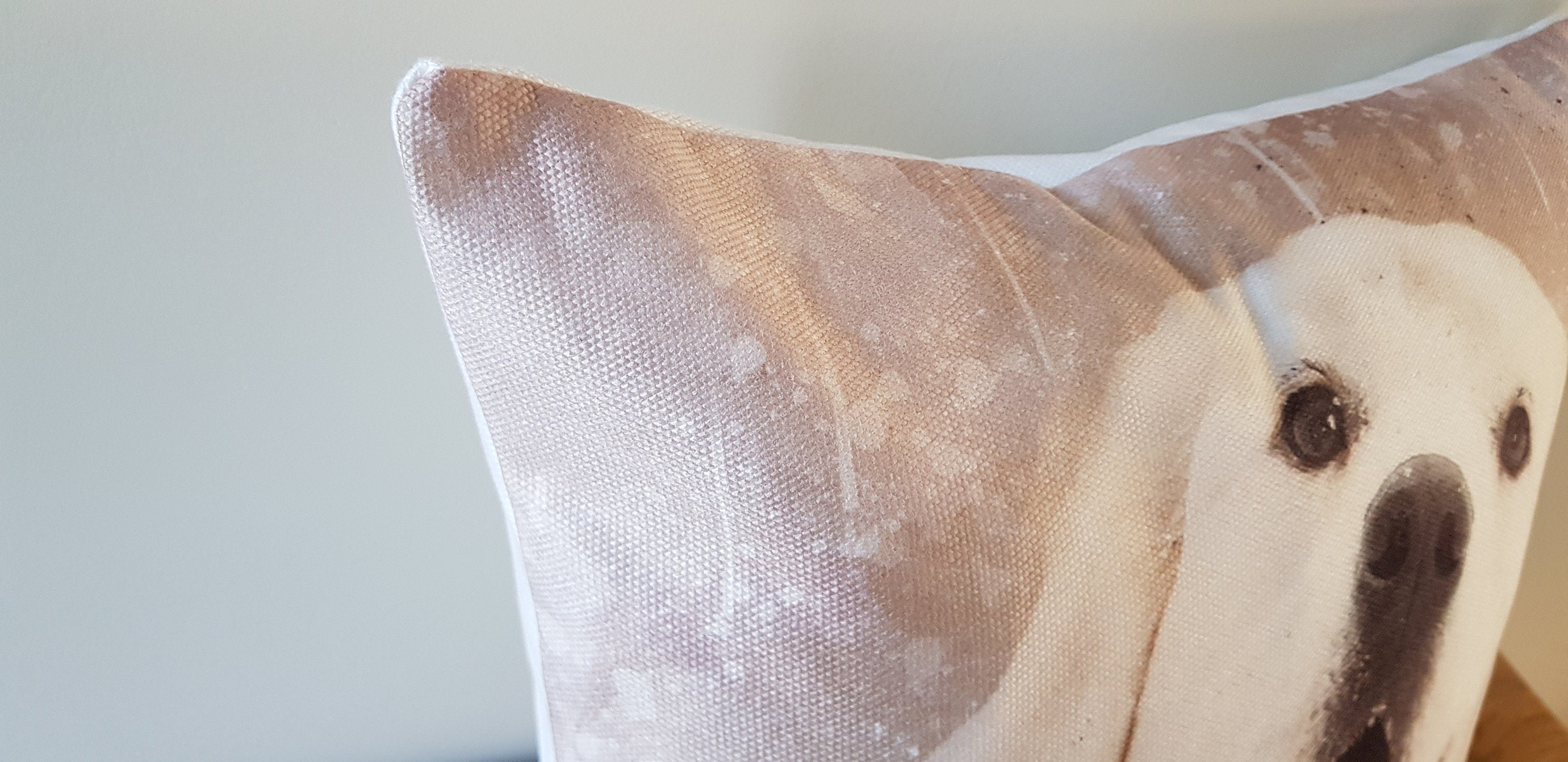 Golden Retriever Art Print Cushion: Handmade with Zip Closure, Cover only or Cover + Pad