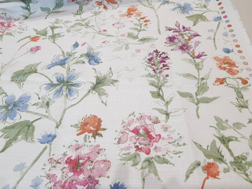 Laura Ashley Wild Meadow Sienna Cushion, with Zip Closure 16"