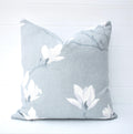 Laura Ashley Magnolia Grove Grey Cushion, Double sided, Handmade with a zip fastening