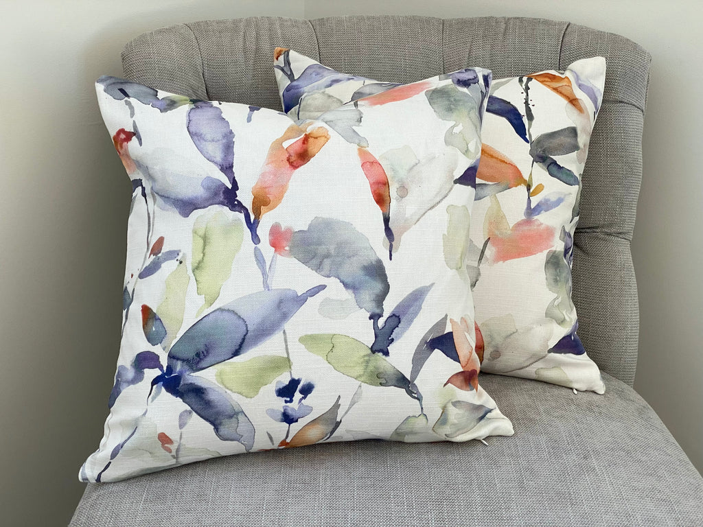 Handmade Voyage Maison Naura Clementine Cushion, Laura Ashley Austen Off White Backing