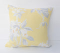 Laura Ashley Yellow Floral Cushion: Handmade Apple Blossom with Zip Closure