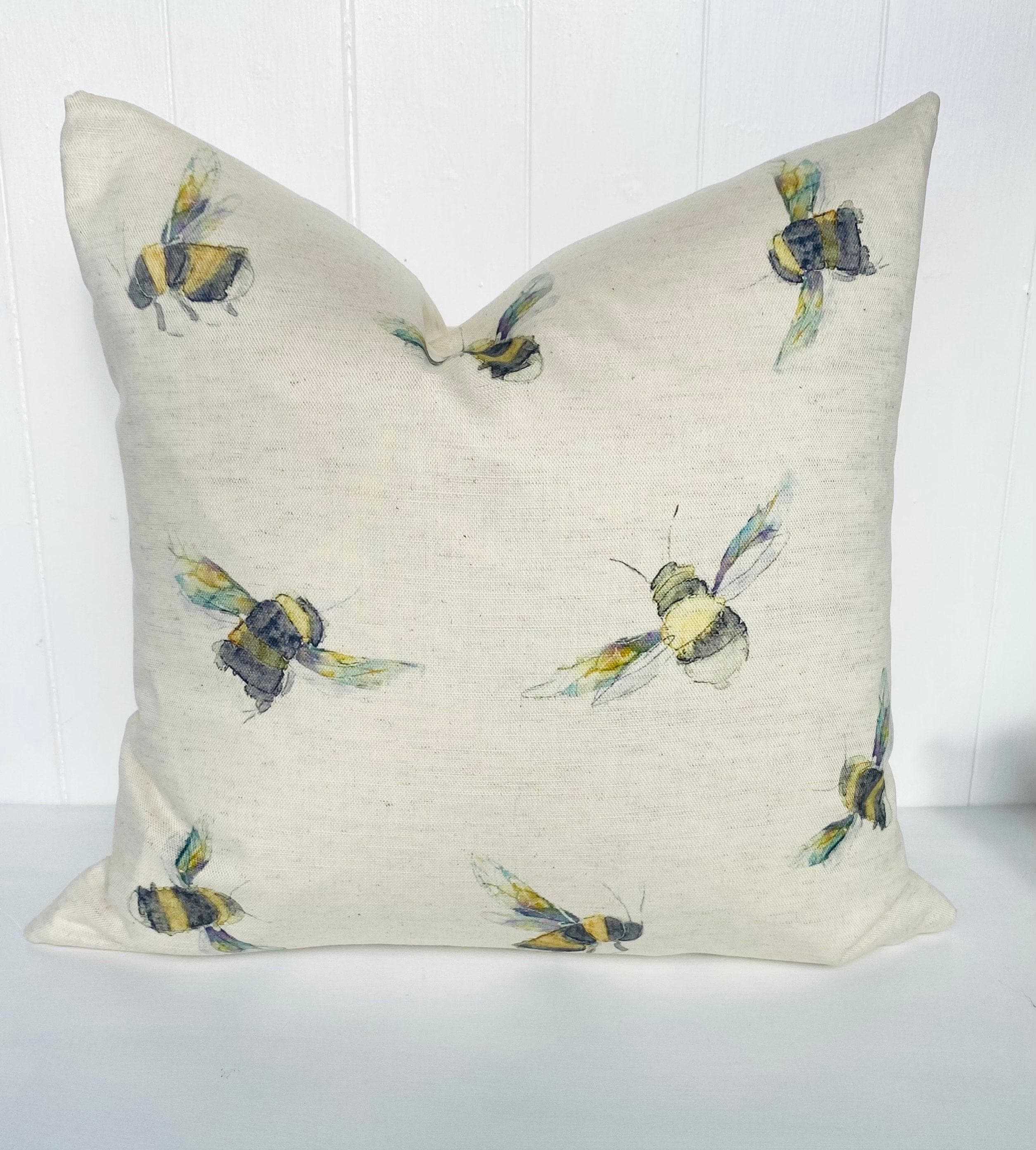 Voyage Maison Buzzing Bees Cushion : Handmade with Zip Closure