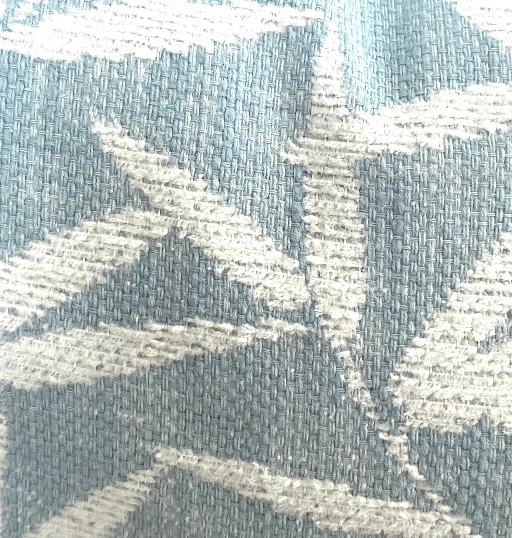 Laura Ashley Willow Leaf Seaspray Cushion, Handmade in soft Chenille Fabric