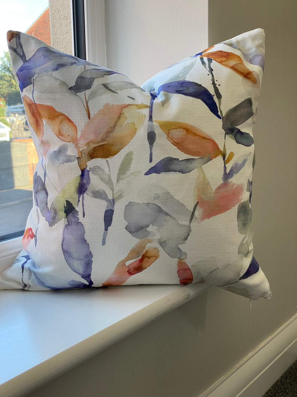 Handmade Voyage Maison Naura Clementine Cushion, Laura Ashley Austen Off White Backing