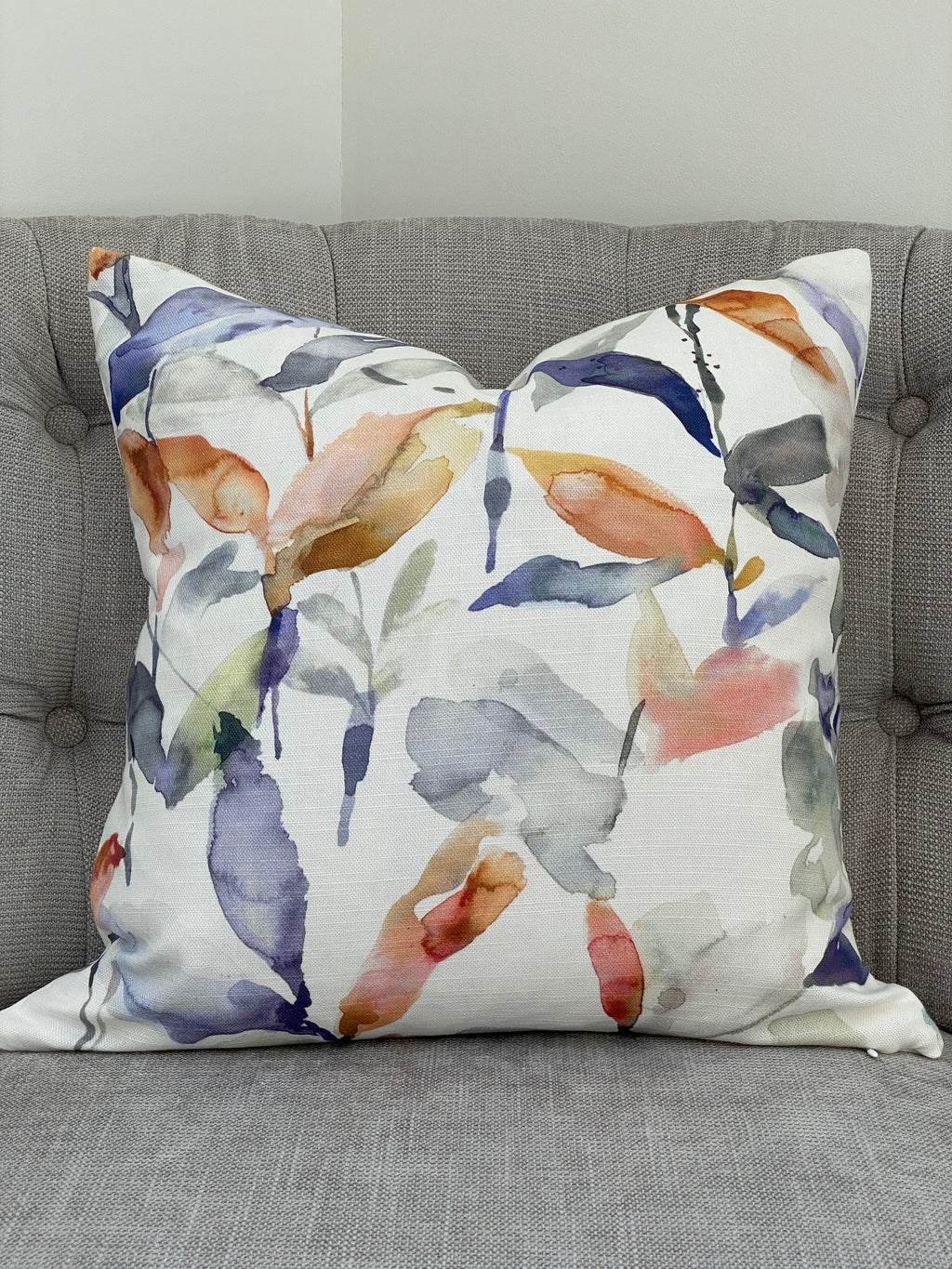 Handmade Voyage Maison Naura Clementine Cushion, Laura Ashley Austen Off White Backing