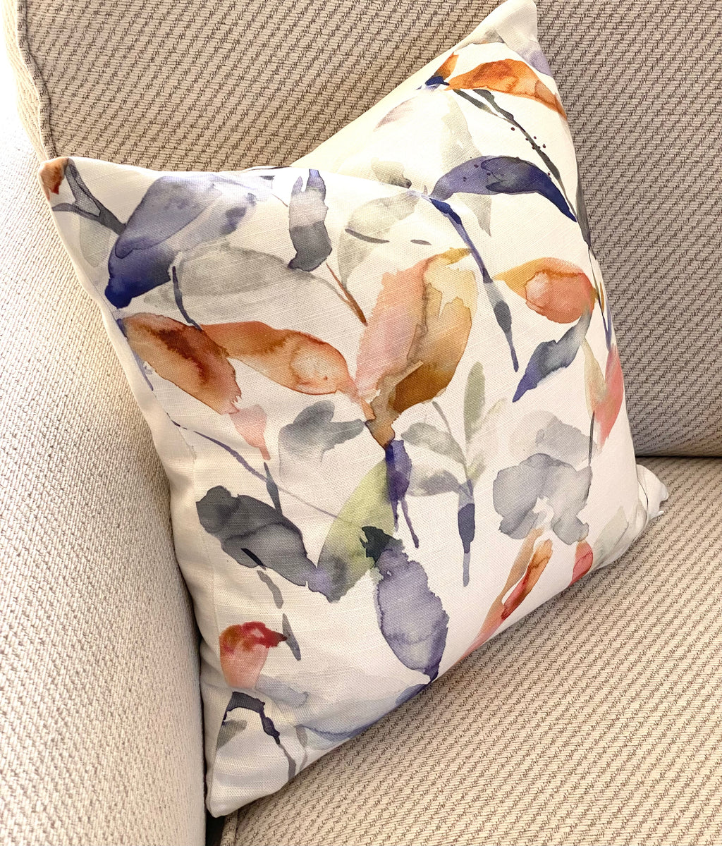 Handmade Voyage Maison Naura Clementine Cushion, Laura Ashley Austen Off White Backing