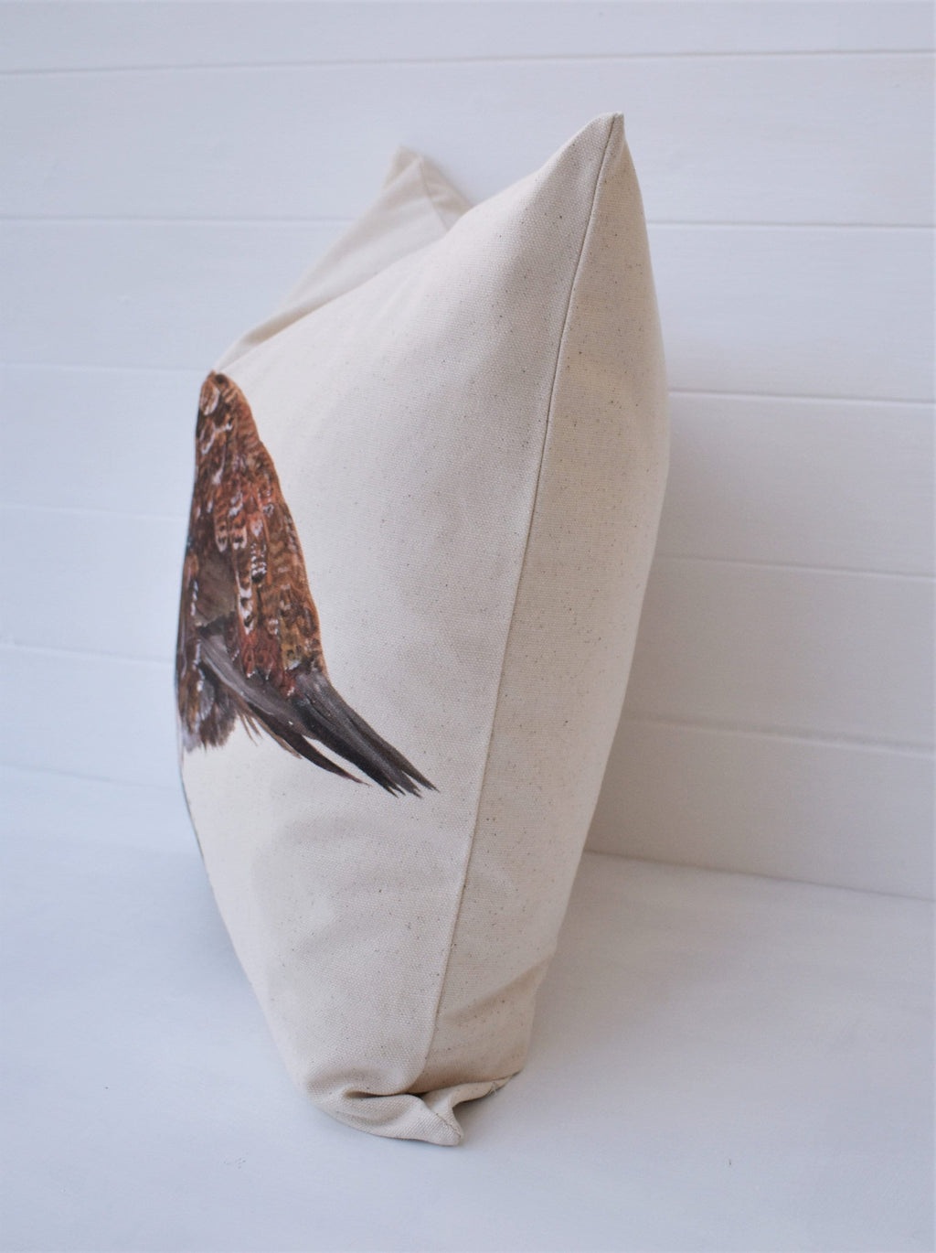 Bird Grouse Cushion, Wendy Darker Art Print, Choice of Cover Only or Cover + Pad