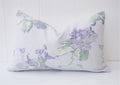Laura Ashley  Violetta Silver White Cushion, Handmade with a Zip Fastening