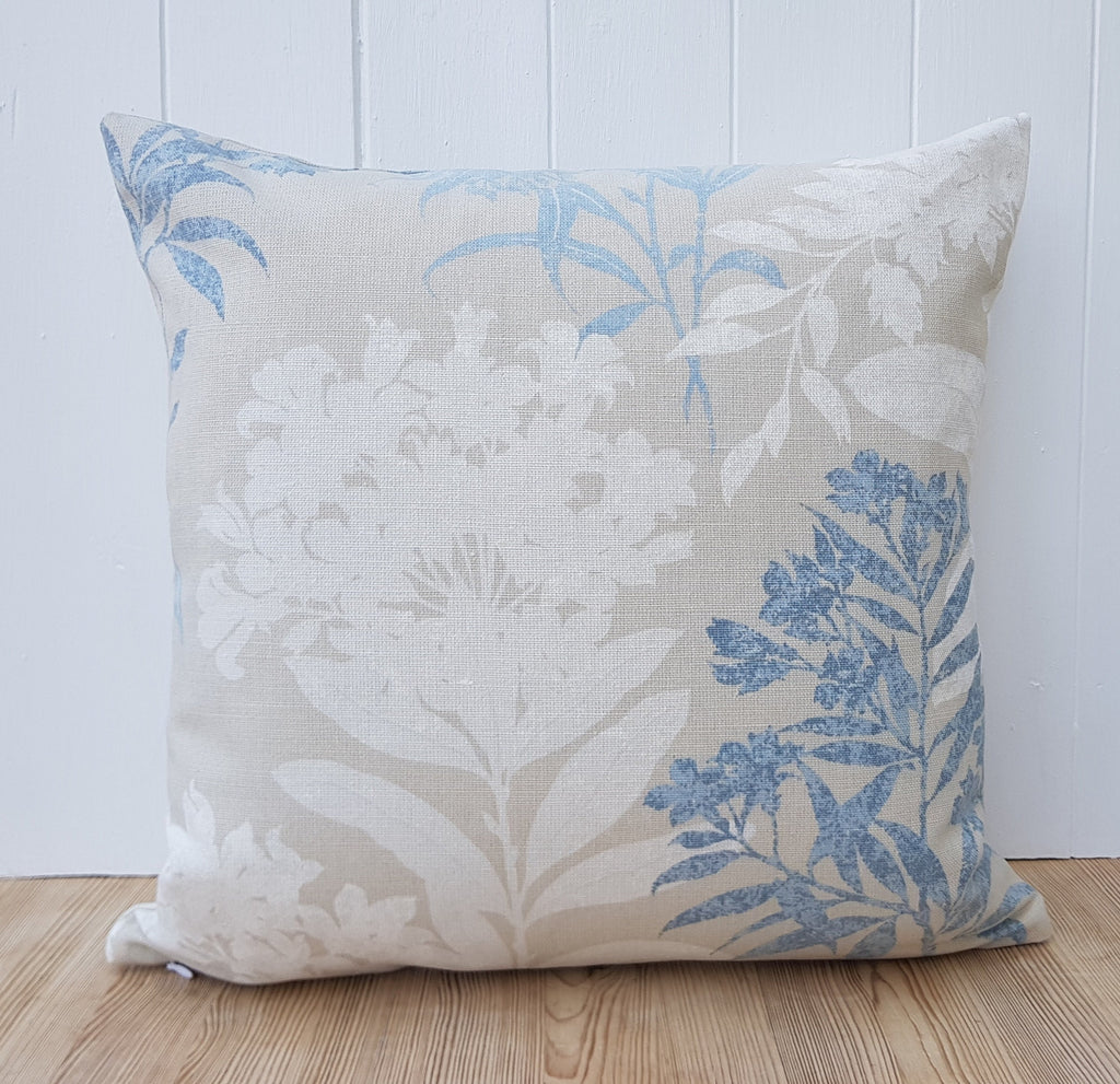Laura Ashley Tenby Seapray 14” Cushion, Handmade with a Zip Fastening.