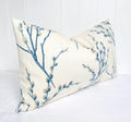 Laura Ashley Pussy Willow Blue Seaspray Cushion : Handmade with a Zip Fastening