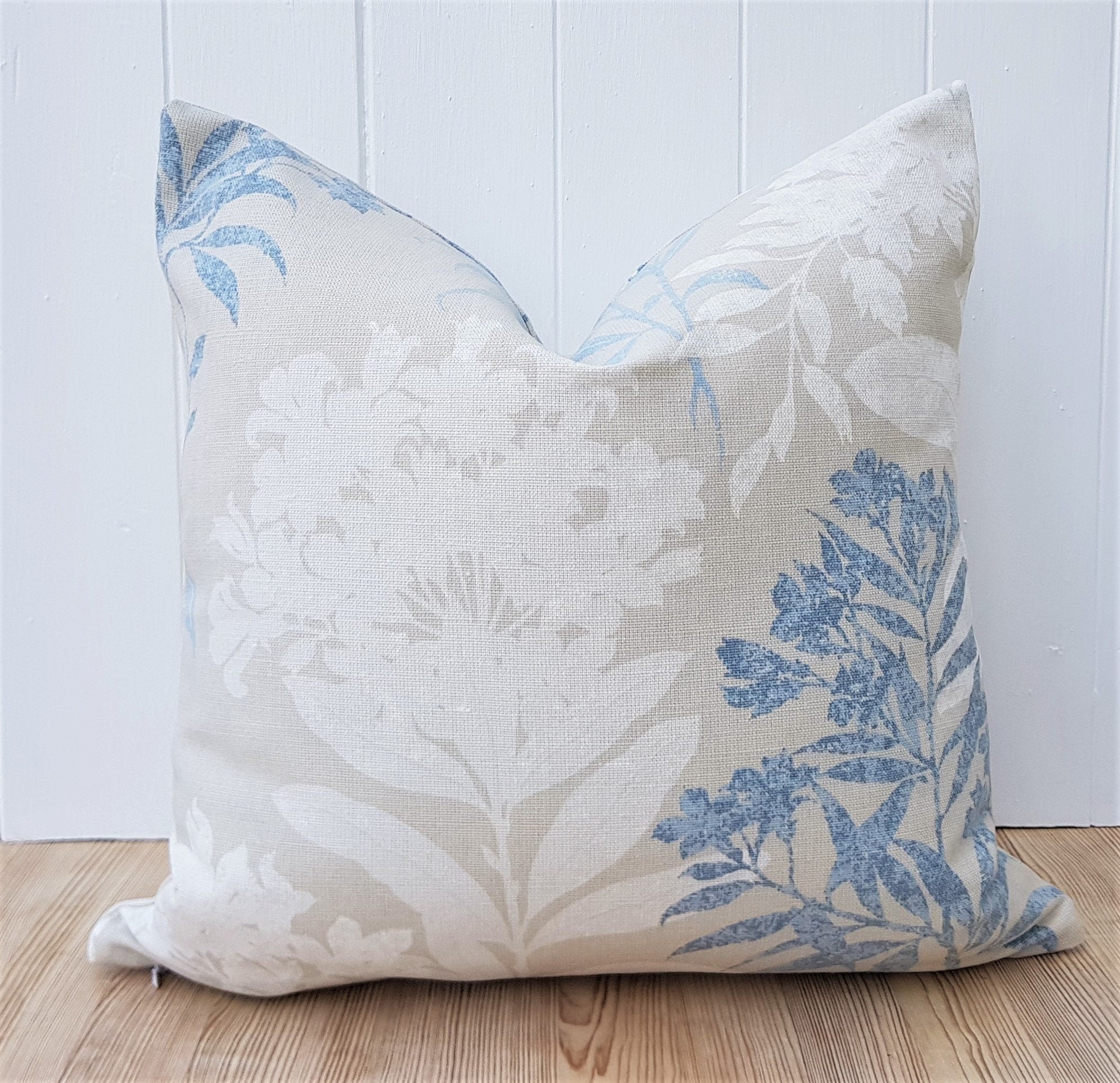 Laura Ashley Tenby Seapray 14” Cushion, Handmade with a Zip Fastening.
