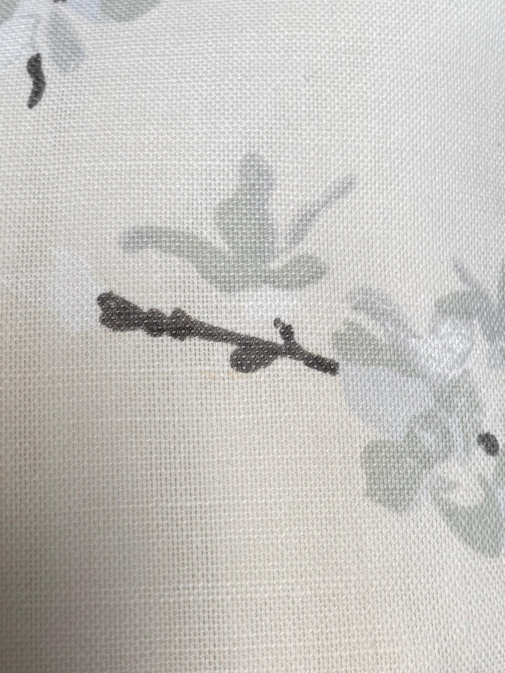 Laura Ashley Floral Cushion, Forsythia Natural on both sides with a zip fastening.