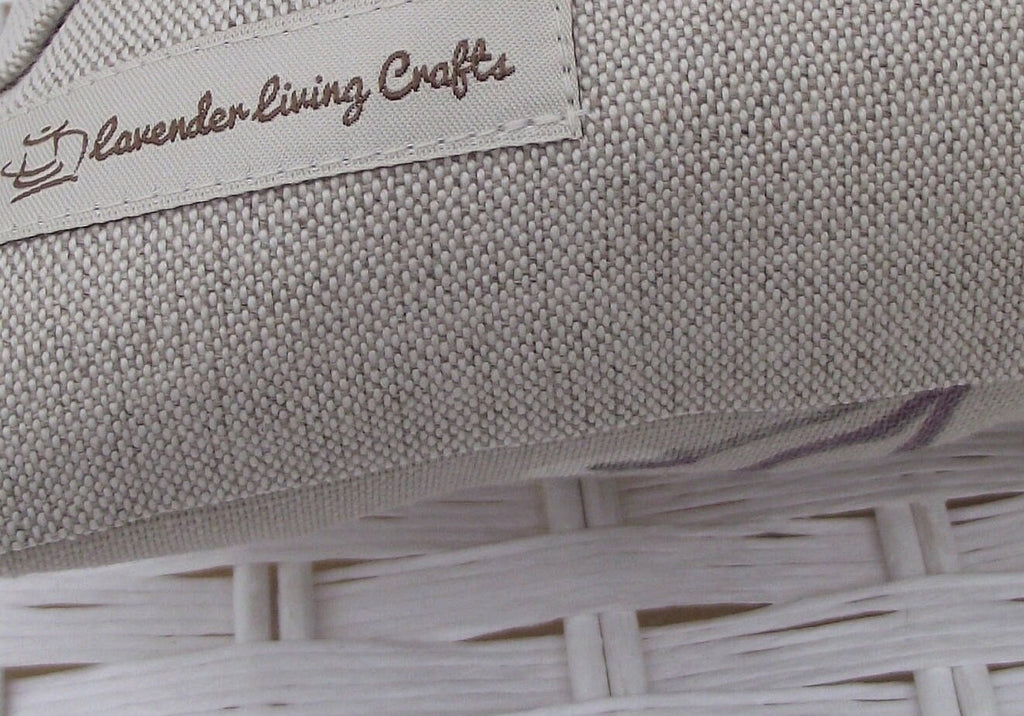 Laura Ashle Pussy Willow Natural Cushion, Rectangle Cushion with Laura Ashley Austen Natural with Zip Fastening