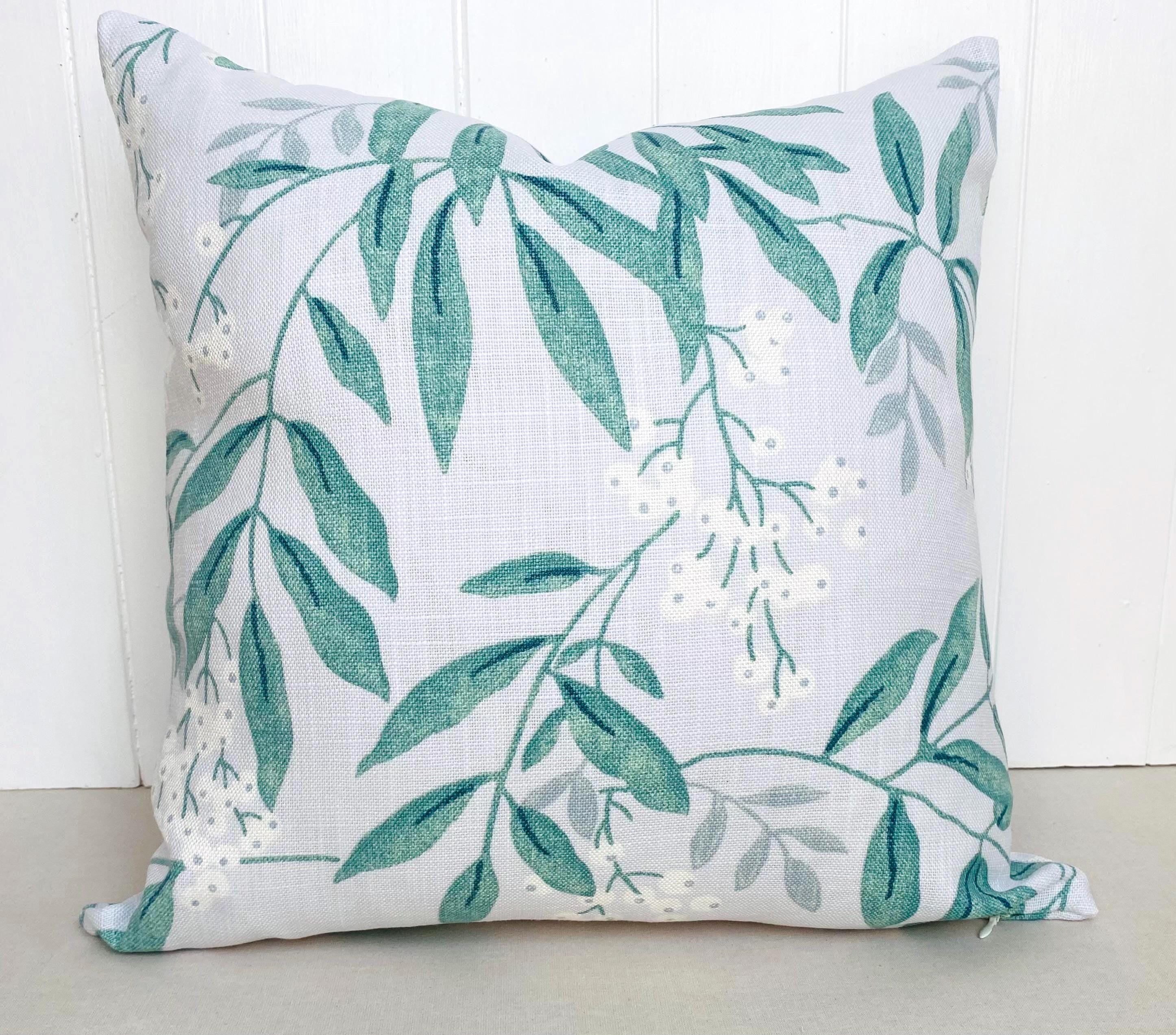 Laura Ashley Greendale Cushion: Handmade with pattern on both sides, 16"