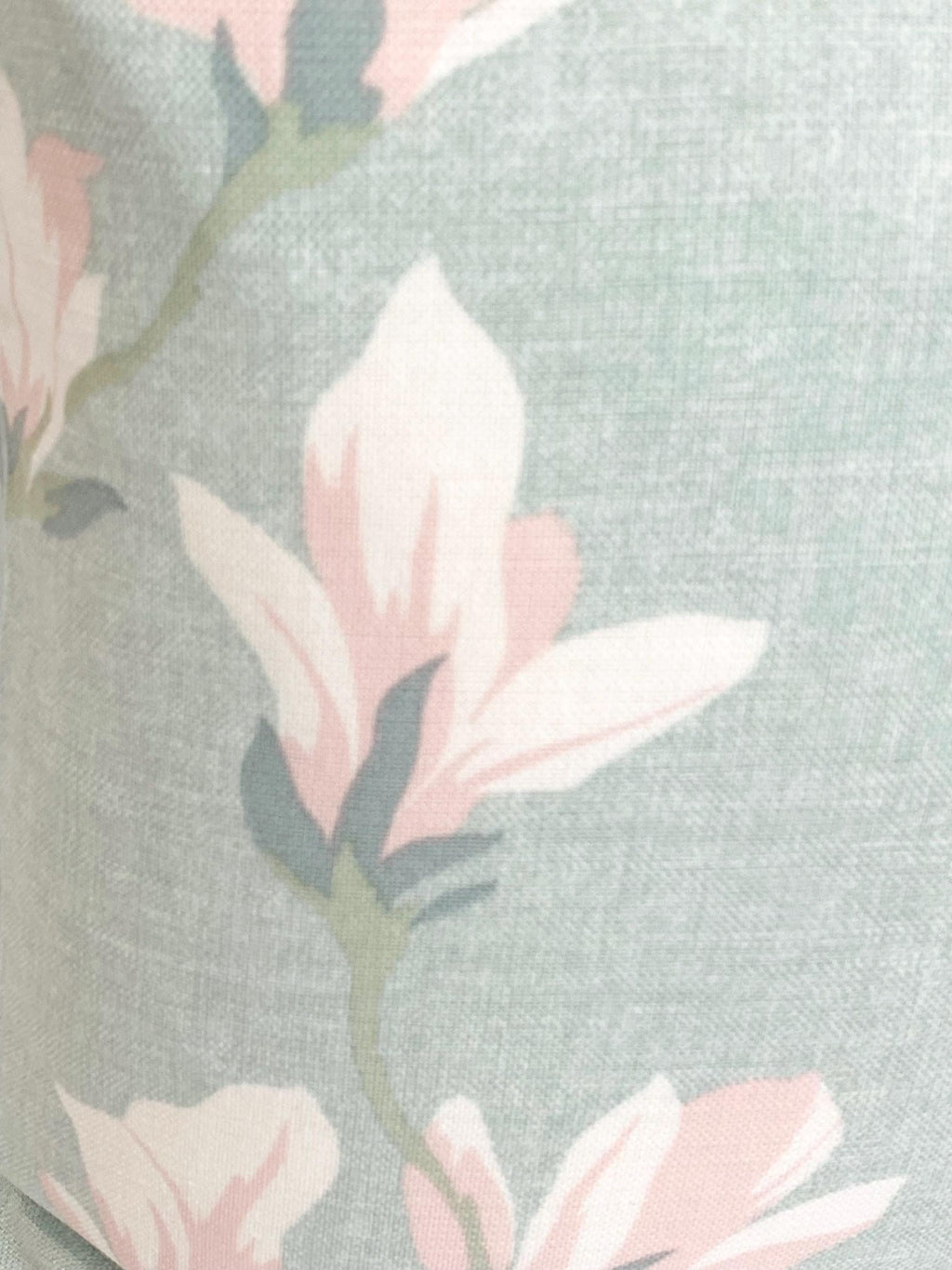 Laura Ashley Magnolia Duck Egg Cushion: Handmade with a Zip Fastening