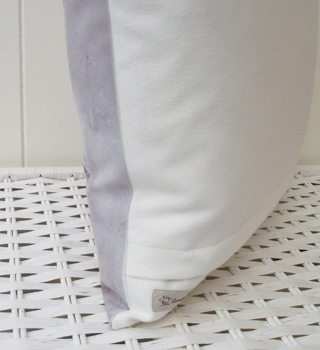 Snowy Owl Cushion: Watercolor Print Pillow, Handmade, Choice of Cover Only or Cover + Pad