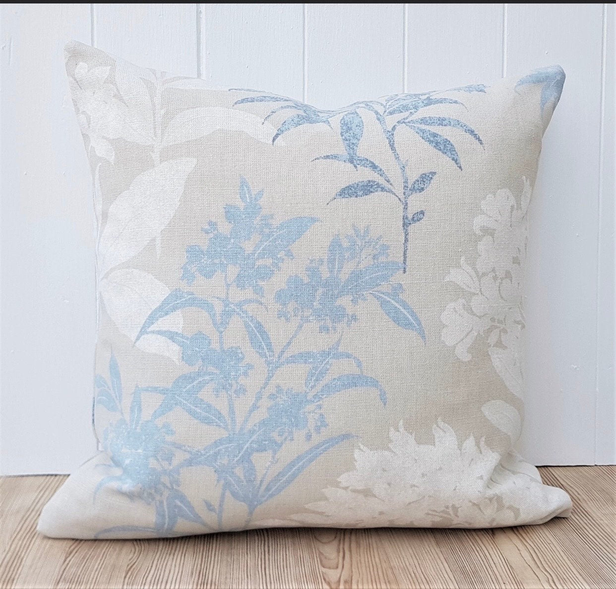 Laura Ashley Tenby Seapray 14” Cushion, Handmade with a Zip Fastening.