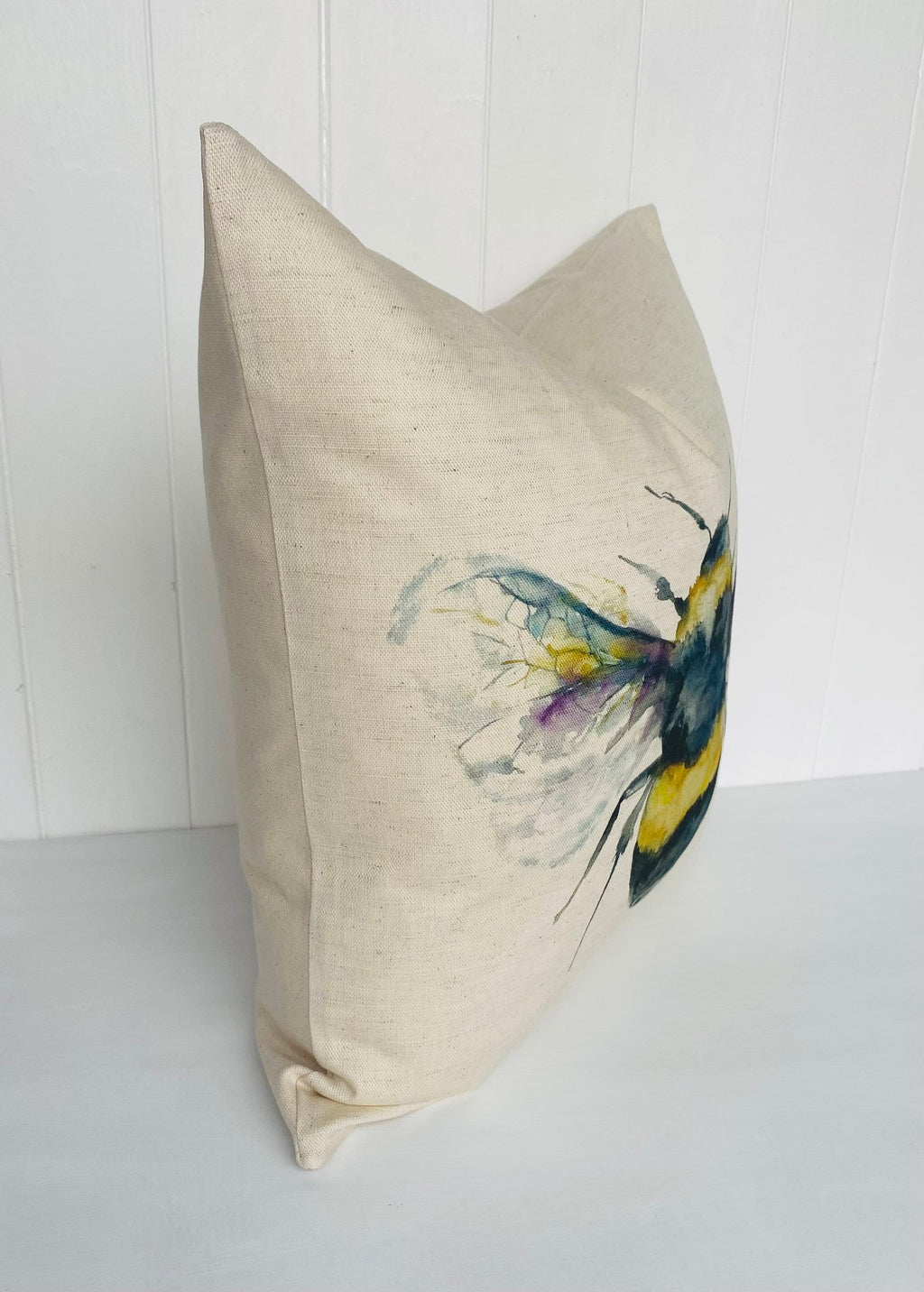 Voyage Maison Bee Cushion, Handmade and backed with Organic Cotton Fabric with a zip fastening