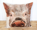 Pig Face Cushion: Wendy Darker Art Print Pillow, Cover only or Cover + Pad