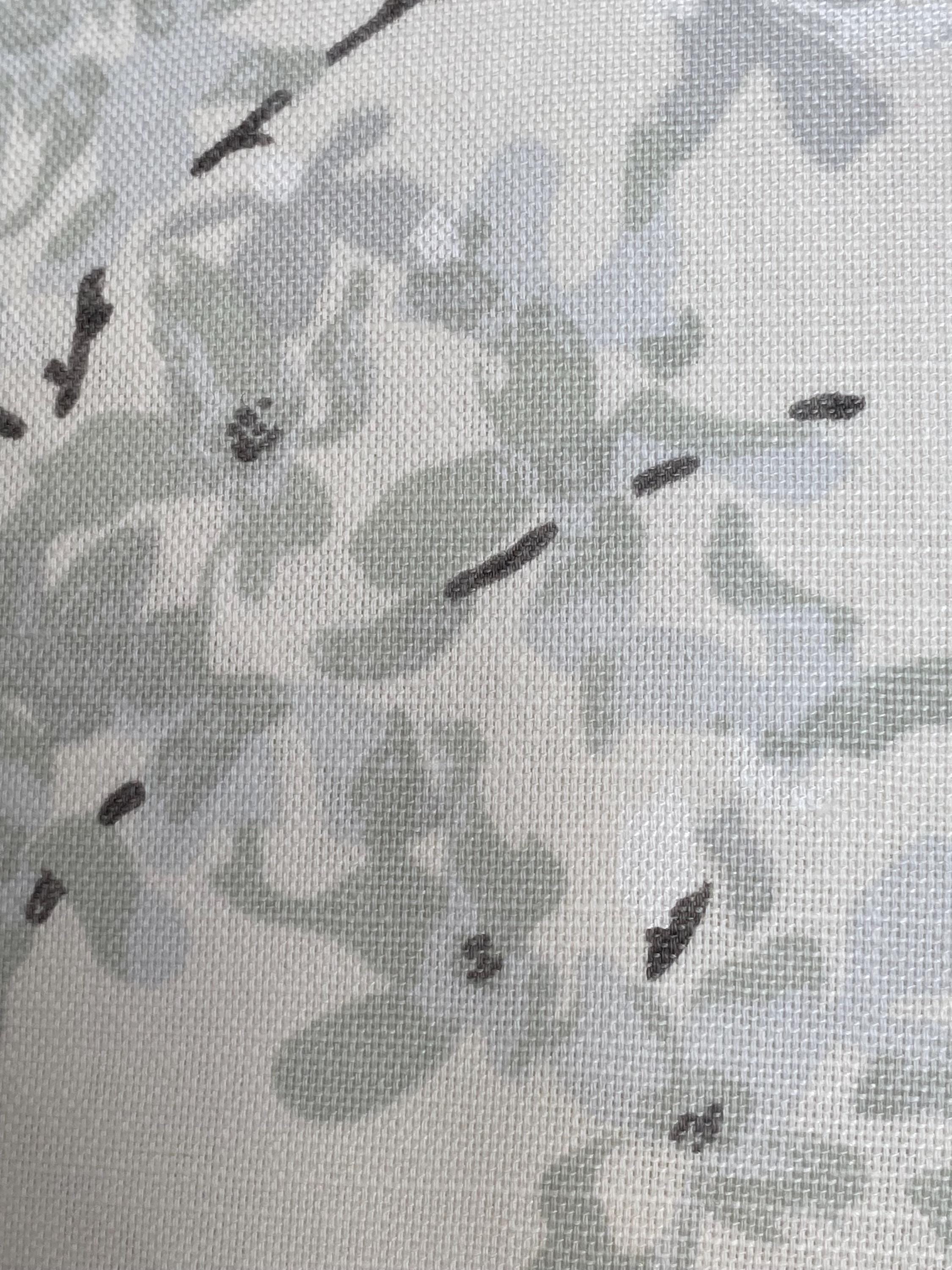 Laura Ashley Floral Cushion, Forsythia Natural on both sides with a zip fastening.