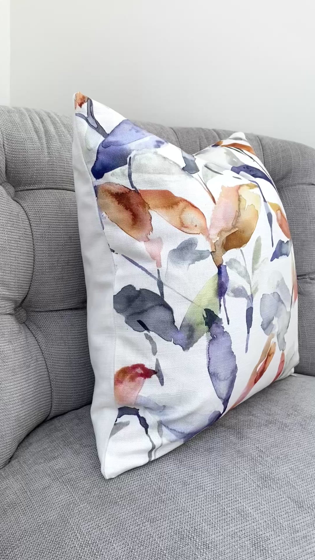 Handmade Voyage Maison Naura Clementine Cushion, Laura Ashley Austen Off White Backing